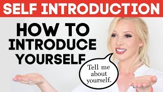 SELF INTRODUCTION  How to Introduce Yourself in English  Tell Me About Yourself Interview Answer [upl. by Euqnimod485]