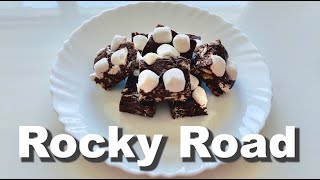 No Bake Rocky Road Recipe  Homemade Rocky Road Recipe [upl. by Innek]