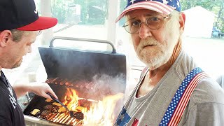 ANGRY GRANDPAS BBQ COOKOUT [upl. by Kolb]