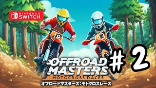 Offroad Masters Motocross Races Nintendo Switch Gameplay [upl. by Anelaj]