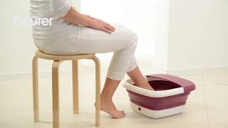 Beurer Foldable Foot Spa With Massage FB 30 [upl. by Llehctim]