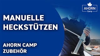 Manuelle Heckstützen am Wohnmobil  Ahorn Camp Zubehör [upl. by Braden]