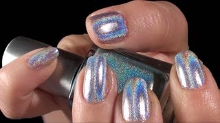 Pinta Tus Uñas Facil y LindO Con Esmaltes Holograficos [upl. by Glassman]