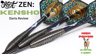 Shot Darts ZEN KENSHO Darts Review Great Bomb Shape Darts [upl. by Oskar]