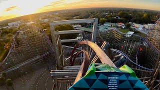 Iron Gwazi INSANE Hybrid Roller Coaster 4K POV  Busch Gardens Tampa Florida No Copyright [upl. by Nanor866]