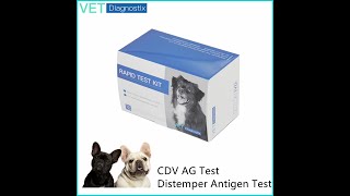 Canine Distemper Virus Antigen Rapid Test [upl. by Ffirahs]