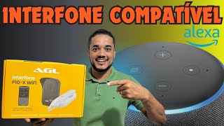 Atenda sua Visita Remotamente com INTERFONE WiFi Compatível com Alexa  AGL P10X [upl. by Mathias696]