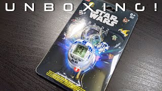 Star Wars Tamagotchi  R2D2 Unboxing Classic White [upl. by Shaina719]