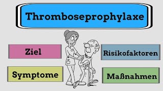 Thromboseprophylaxe  Prüfungswissen für Pflegefachkräfte [upl. by Sioled]