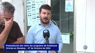 Presentación del inicio del programa de Andalucía Orienta en Benalup  07 de Octubre de 2024 [upl. by Aleit]