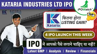 Kataria Industries IPO Review  kataria Industries ipo apply or not katariaindustries ipowatch [upl. by Oicnecserc]