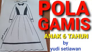 pola gamis anak terbaru [upl. by Bickart830]