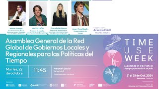 ES Asamblea General de la Red de Gobiernos Locales y Regionales por las Políticas del Tiempo [upl. by Heyes]