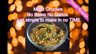 Foxtail Millet Flakes Chudwa  Millet Flakes Chivda  Diwali Special  Dr Khadar Lifestyle [upl. by Eidac]