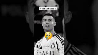 Chance to score 😲😢 short shortsvideo shortvideo football soccer cr7 hindi hindisong sad [upl. by Silvers]