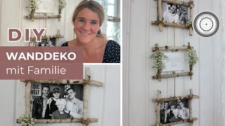 DIY  GENIALSTE WANDDEKORATION  verschönere eine leere Wand einfach zum Nachmachen [upl. by Ynney903]