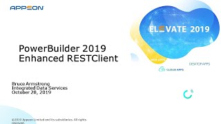 Enhanced RESTClient in PowerBuilder 2019 [upl. by Idelle]