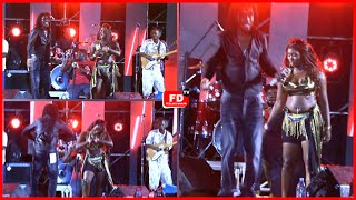 Concert Wally Seck à Guèdiawaye Ndeye Ndiaye Banaya dèbarque de nul part avec une bouteille à main [upl. by Inihor]