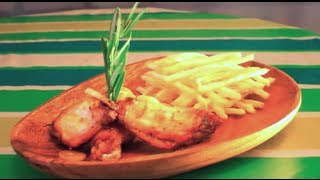 Receta fácil de Alitas de pollo al Ajillo picante [upl. by Ettie]