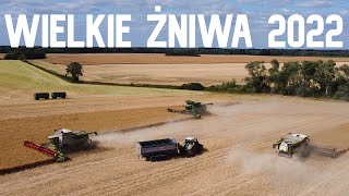 Wielkie żniwa rzepaku 2022  John Deere X9 1000  Dwa Claasy Lexiony 8900 [upl. by Gonroff]