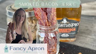 Savor the smoky goodness of homemade Traeger Grill bacon jerky [upl. by Semadar859]