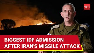 Iran Was Right Israel Confirms Ballistic Missiles Hit Two Major Air Bases During Oct 1 Attack [upl. by Naples286]