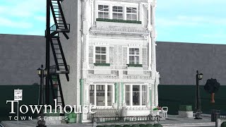 ˚ 🏙️ BLOXBURG  Cafe Extension  Fire Escape  Roblox Speed Build 🏠 [upl. by Edelstein743]