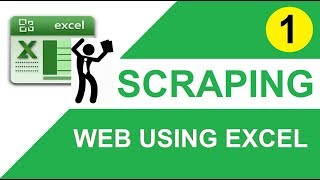 Tutorial 1  Scraping data from website using Excel macrovba [upl. by Missak]