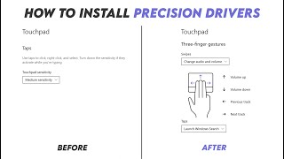 How to Enable Precision Touchpad Drivers for more Gestures on Your laptop [upl. by Charie624]