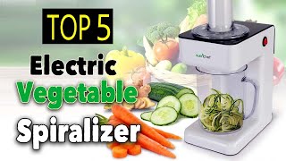 Best Vegetable Spiralizer Electric [upl. by Kcinemod]