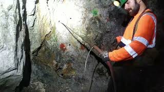 Blasting A Sulfide Vein Hard Rock Gold Mining Episode 21 [upl. by Rolfston601]