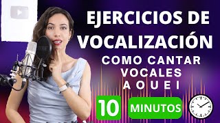 CALENTAMIENTO VOCAL 4 Ejercicios de vocalización en 10 minutos  Clases de canto Natalia Bliss [upl. by Manvell551]