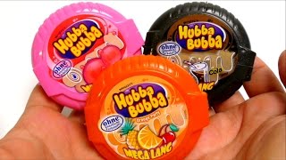 Hubba Bubba Bubble Tape  Mega Long 3x Orange Cola Party amp Fancy Fruit Gum [upl. by Lenhard625]