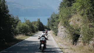 Motovagando dallAltopiano di Brentonico fino a Malcesine alla Speck Stube [upl. by Eugenie869]