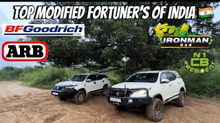 Testing Indias 🇮🇳 Top Modified Type 3 Fortuners in OffRoad Conditions [upl. by Aimal588]