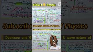 Davisson and Germer Experiment Dual nature of radiation and matter [upl. by Naehs82]