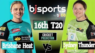 SYDNEY W ST VS BRISBANE W BH Aaj Ka Toss Koun Jitega  WOMENS T20 Bigh Bash League 2024✅ [upl. by Adnauq]