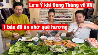 ❗️Việt Kiều Lưu Ý khi đóng thùng về VN  Chả Cali tặng quà Tết cho BTCL 😍 [upl. by Sharla]