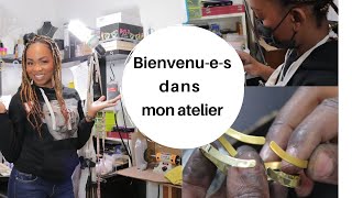 Bienvenues dans mon univers  Atelier tour et polissage bijoux [upl. by Yelsiap]