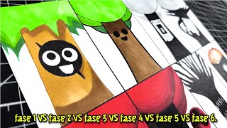 Dibujo a Mr tree fase 1 VS fase 2 VS fase 3 VS fase 4 VS fase 5 VS fase 6 en Incredibox Sprunki⚠️ [upl. by Spalding]