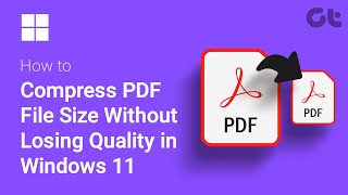 How to Compress PDF File Size Without Losing Quality in Windows 11  No ThirdParty App Needed [upl. by Hathcock]