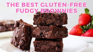 How to Make the Best Glutenfree Brownies  Easy Fudgy Brownies Recipe [upl. by Annayk84]