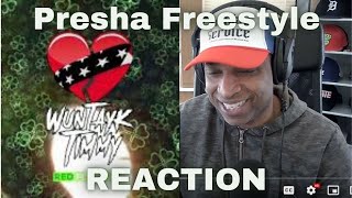 WunTayk Timmy quotPresha Freestylequot REACTION [upl. by Eihcra593]