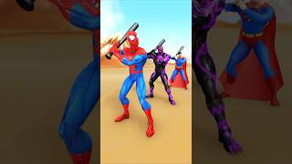 Super strength of Spiderman vs Joker Super man Black panther gta gtav spiderman homemaranha [upl. by Nauqe]