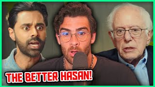 Hasan Minhaj Interviews Bernie Sanders  Hasanabi Reacts [upl. by Ayet710]