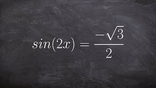 Solving trigonometric equations with multiple angles [upl. by Ariada142]