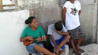 Ebeye girls singing and ukuleling [upl. by Charry]