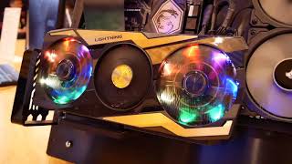 MSI at CES 2019 the GeForce RTX 2080 Ti Lighting Z and the RTX 2060 Lineup [upl. by Handy]