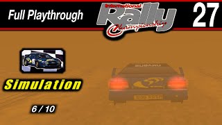 International Rally Championship  27  Simulation 6 [upl. by Nonregla]