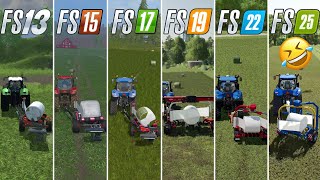 Fs13 vs Fs15 vs Fs17 vs Fs19 vs Fs22 vs Fs25  Wrapping Round Bales [upl. by Nothsa]